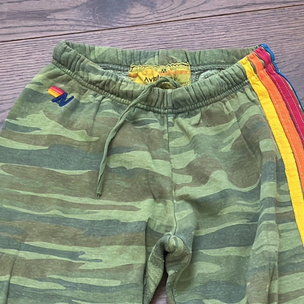 Aviator Nation Women’s Camo Green Sweatpants Size Medium