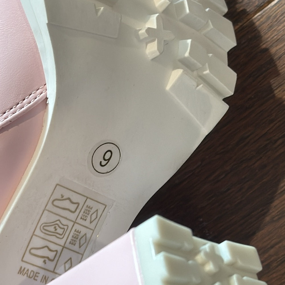 NWT The Fairy Couture Lifestyle Fluffy Snow Bunny Shoes Baby Pink Size 9