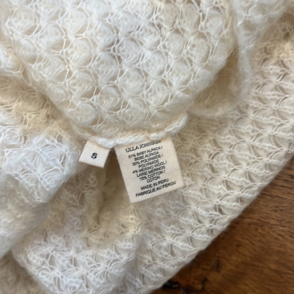 Ulla Johnson Women’s Cream Sweater Size Small