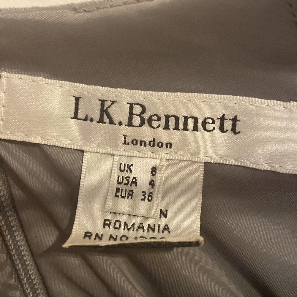 Women’s L.K. Bennett dress. Gray. Size 4