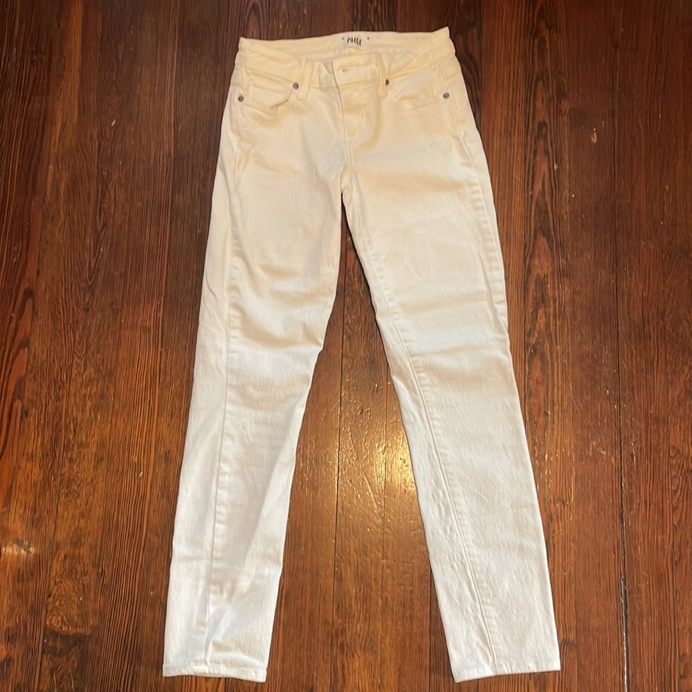 PAIGE Women’s White Denim Jeans Size 26