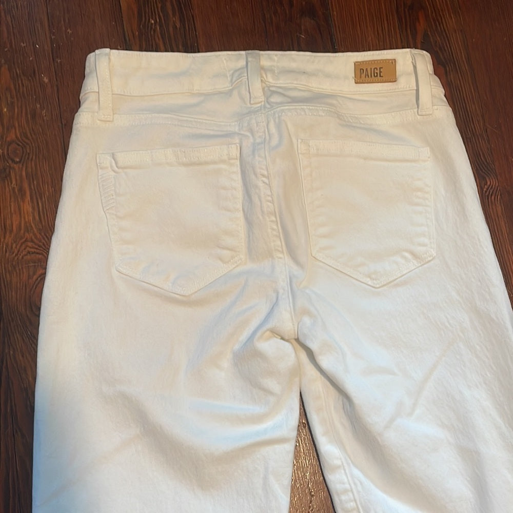PAIGE Women’s White Denim Jeans Size 26