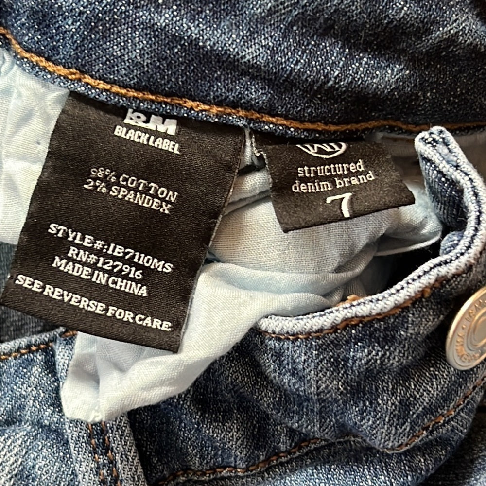 I&M Women’s Blue Mid-Rise Skinny Jeans Size 7