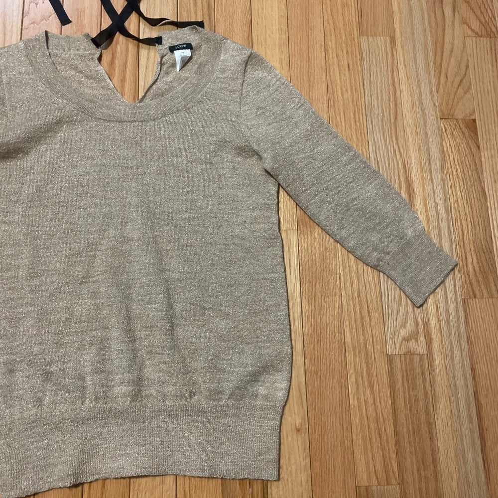 J. Crew Gold/Tan Sweater Size XS