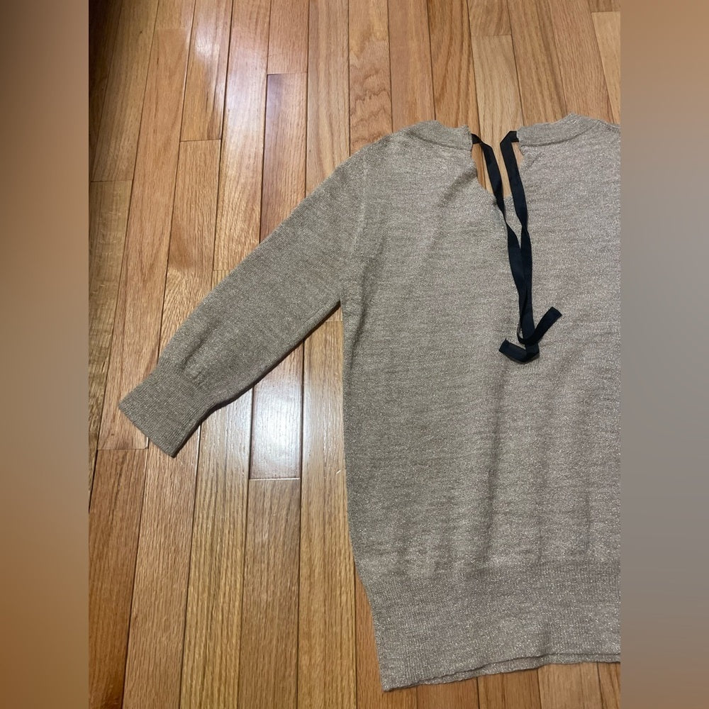 J. Crew Gold/Tan Sweater Size XS