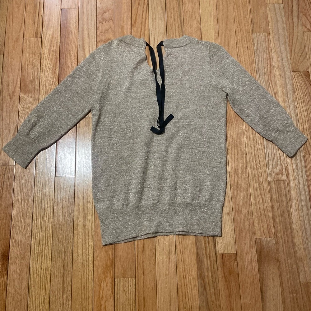 J. Crew Gold/Tan Sweater Size XS
