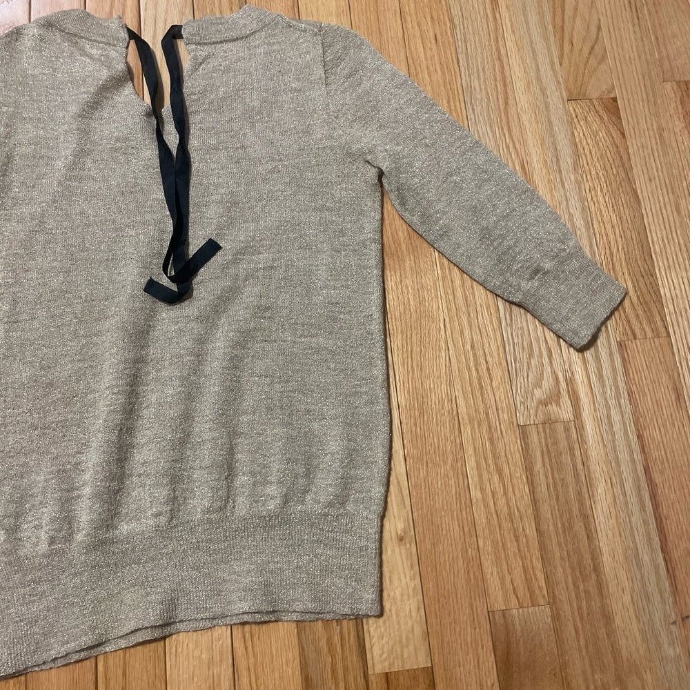 J. Crew Gold/Tan Sweater Size XS