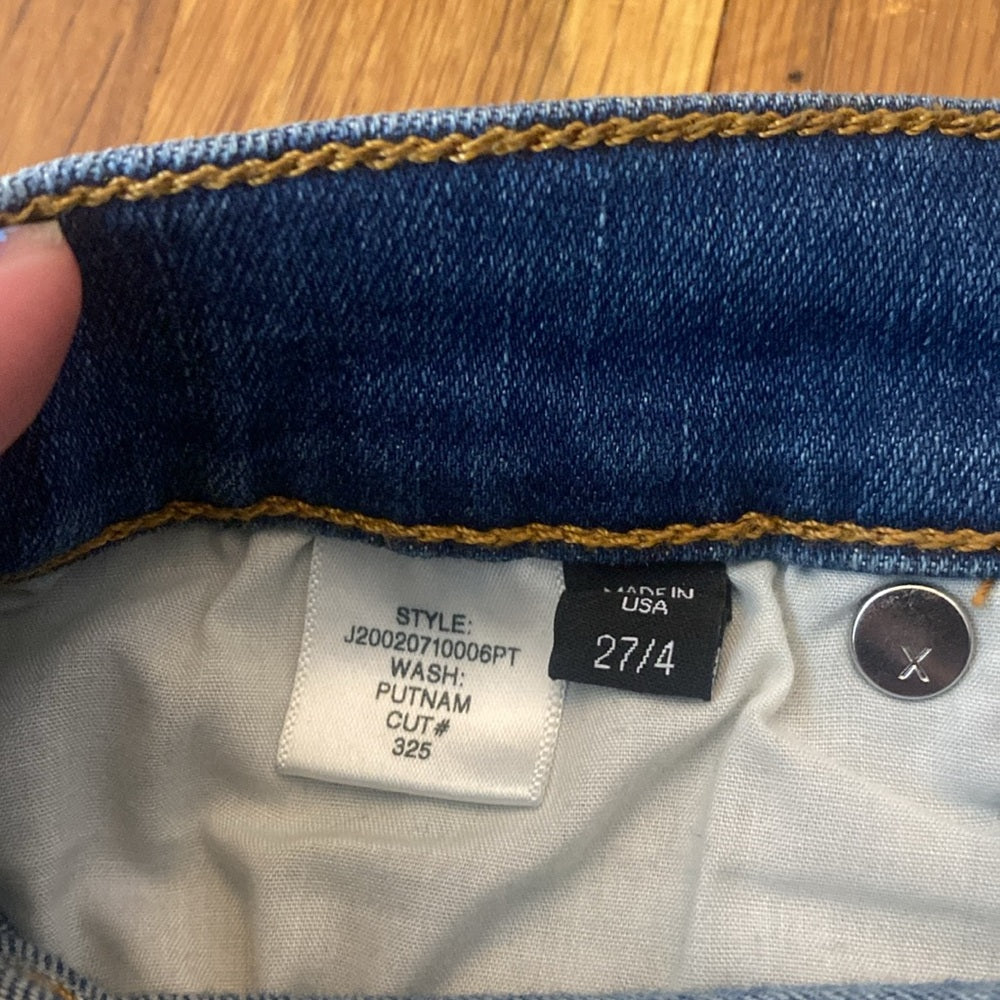 Veronica Beard Women’s Debbie Blue Skinny High Rise Jeans Size 27