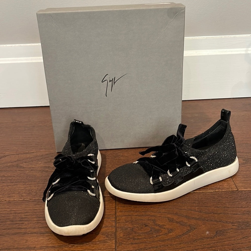 Giuseppe Zanotti Women’s Black Sneakers Size 42/9