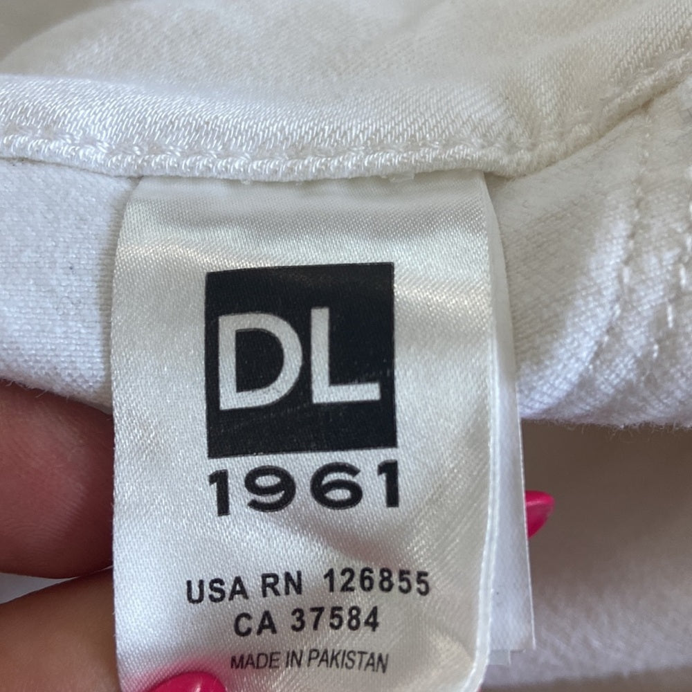 Women’s DL1961 jeans. White. Size 12