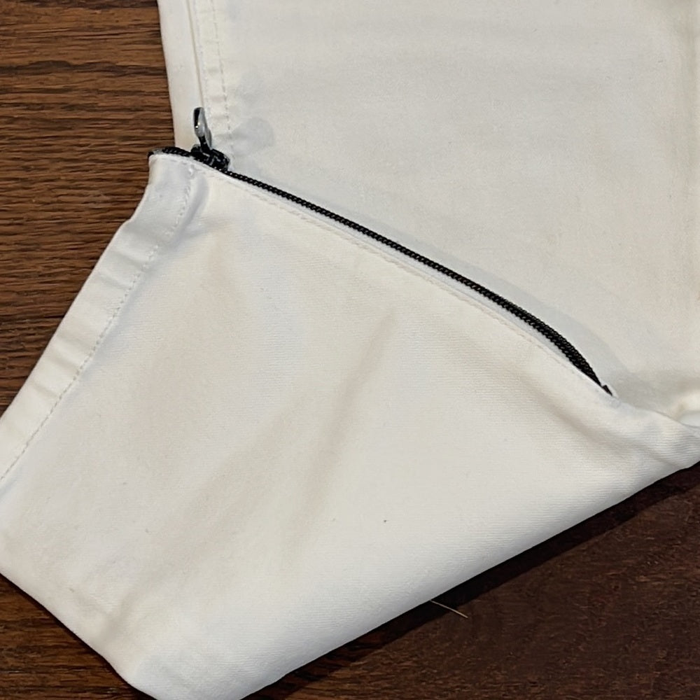 DL 1961 Florence Instasculpt Cropped White Jeans Size 30