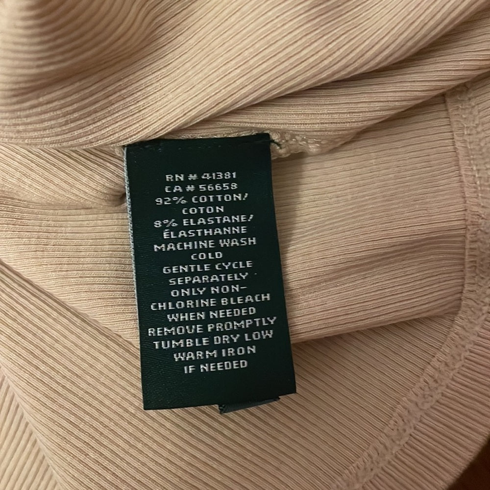 Lauren Ralph Lauren Tan Tank Top Size Large
