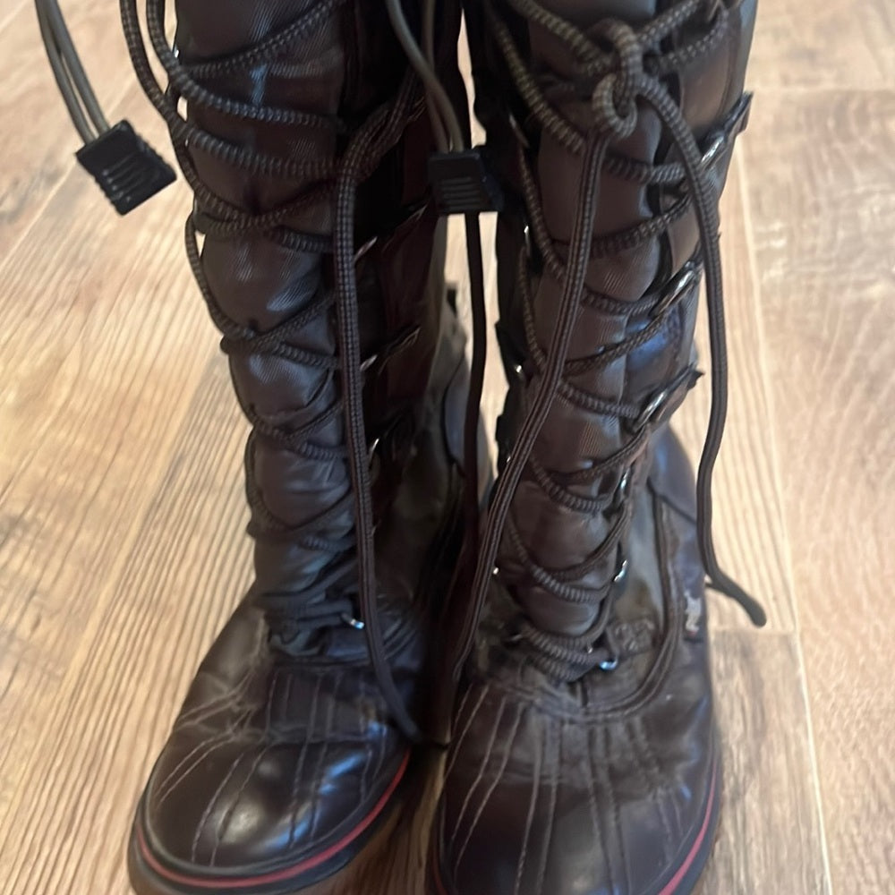Pajar Woman’s Green Winter Weatherproof Boots Size 7