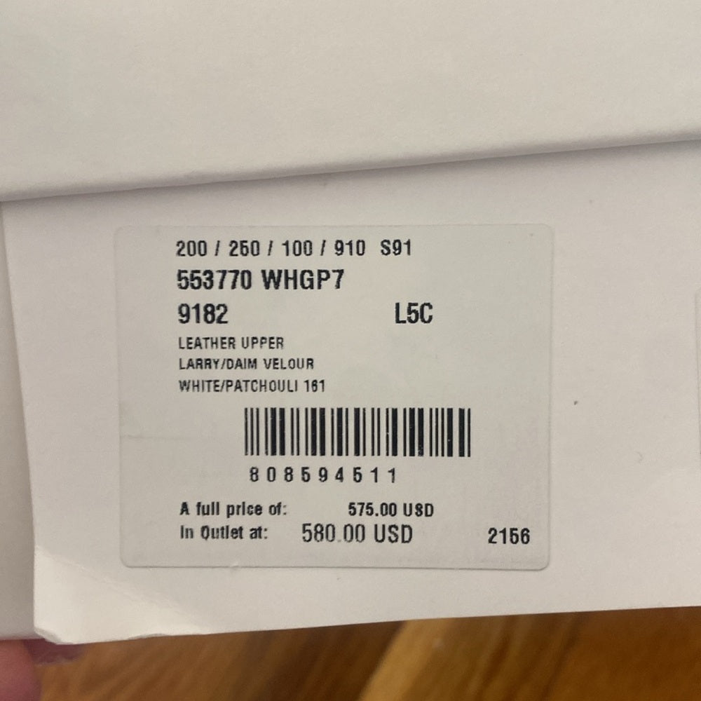 Alexander McQueen Womens White Sneakers Size 35