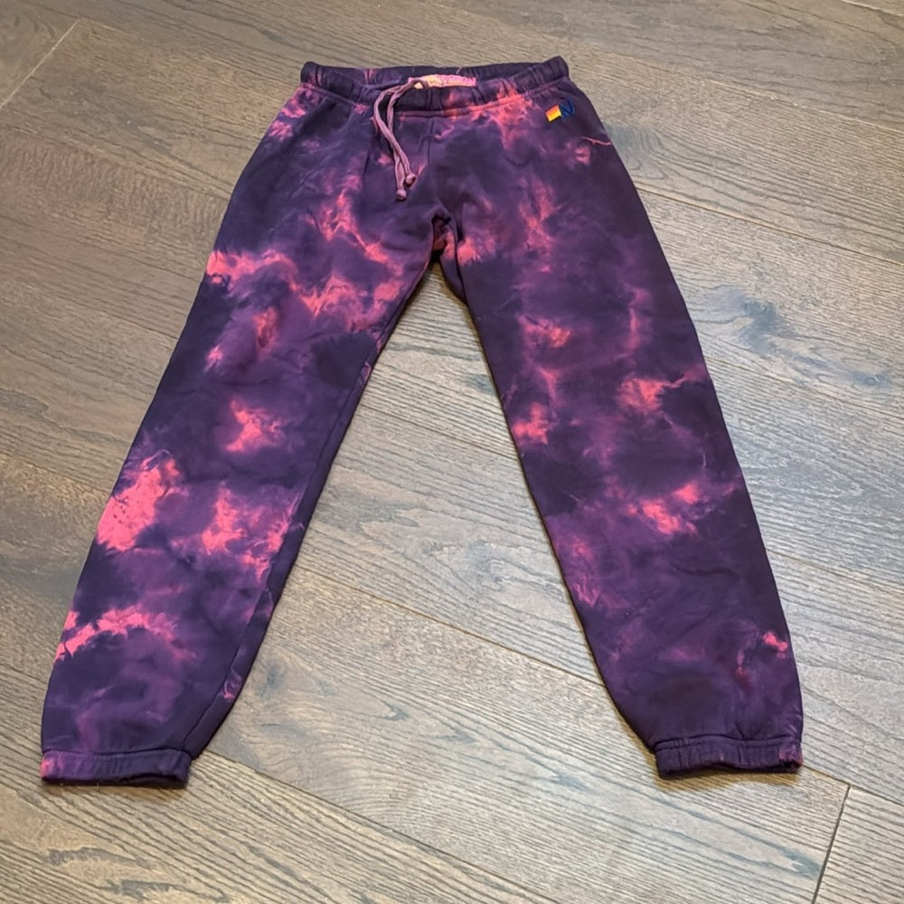 Aviator Nation Women’s Deep Purple/Pink Sweatpants Size XS