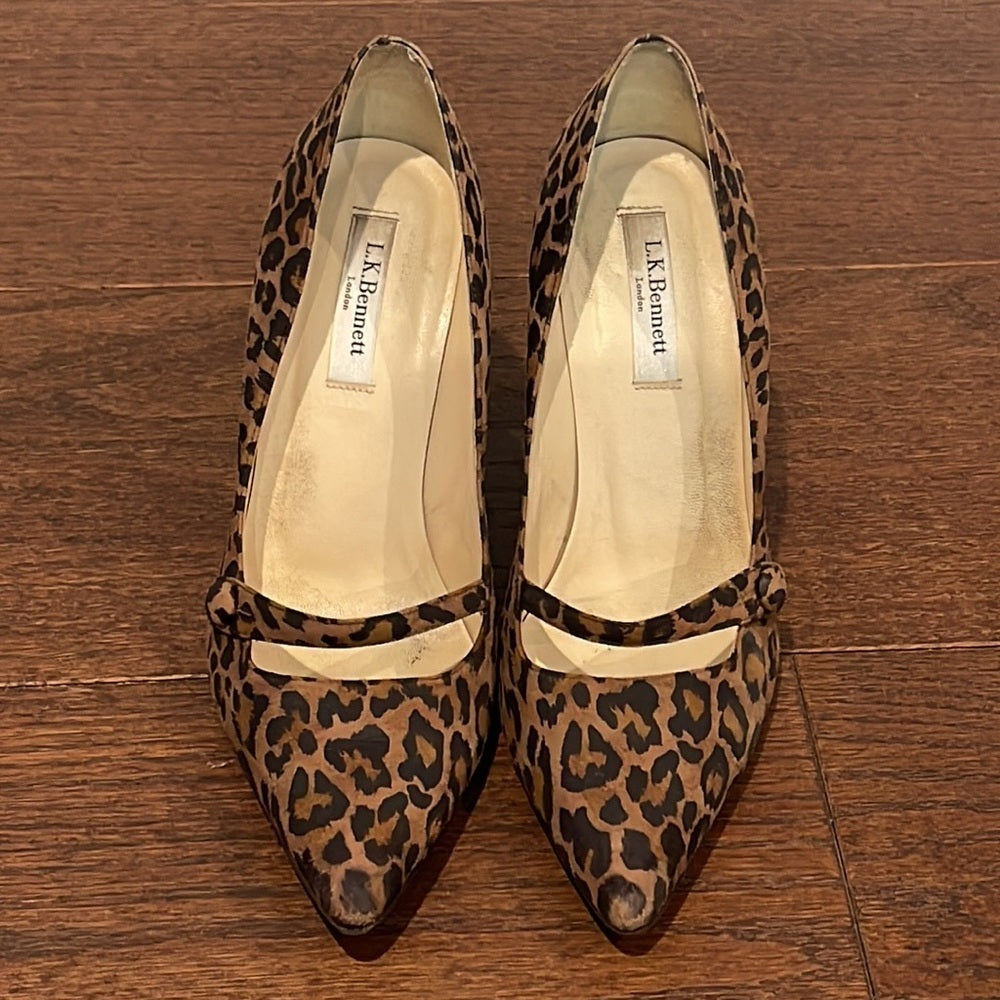 L.K Bennett Women’s Leopard Pumps Size 8