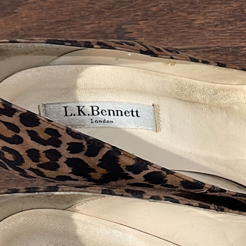 L.K Bennett Women’s Leopard Pumps Size 8