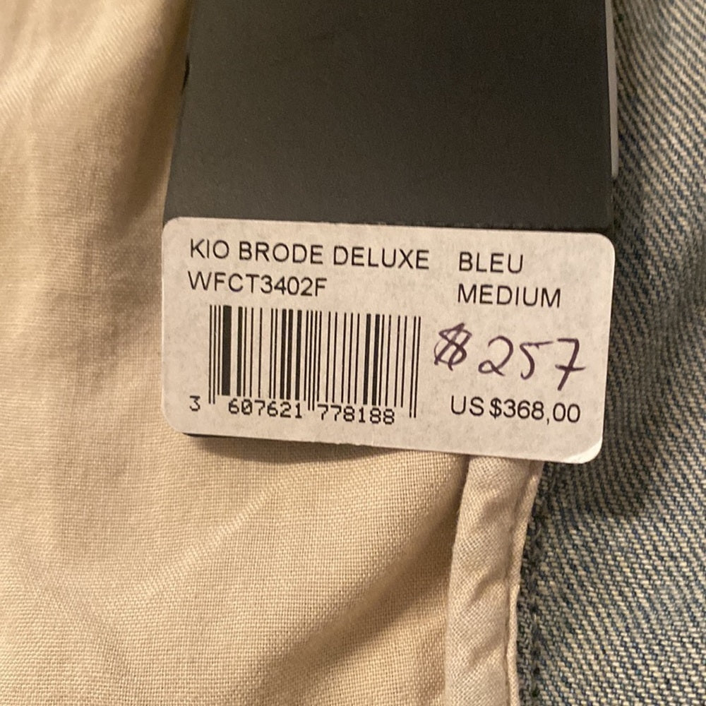 NWT Zadig & Voltaire Women’s Graphic Vest Jean Jacket