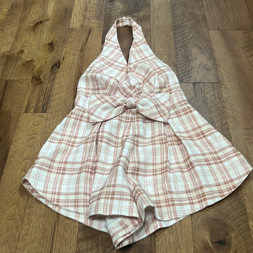 Zimmerman Woman’s Plaid Romper Size 2/Medium