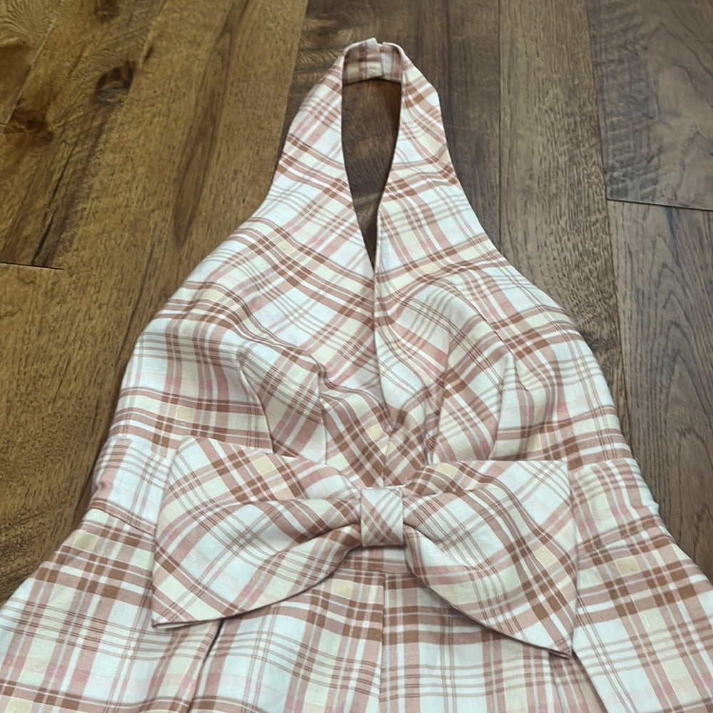 Zimmerman Woman’s Plaid Romper Size 2/Medium