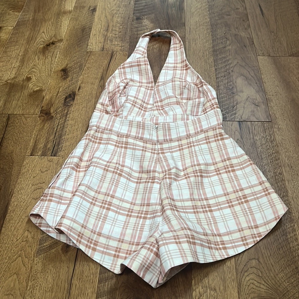 Zimmerman Woman’s Plaid Romper Size 2/Medium