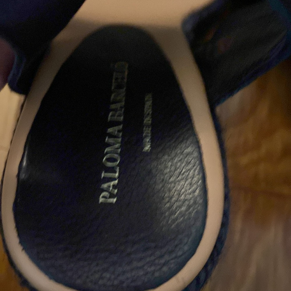 Paloma Barcelo Women’s Black Wedge Heels Size 37