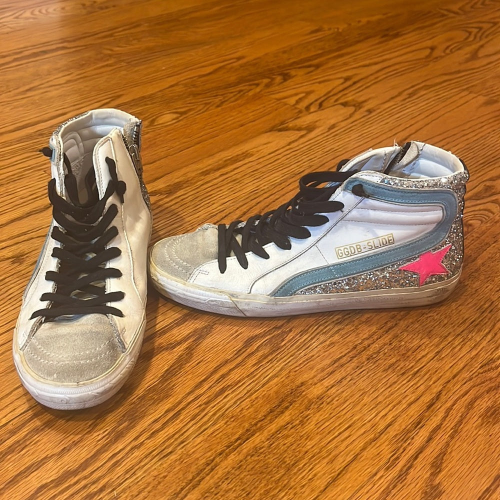 Golden Goose Woman’s Sparkle Sneakers Size 39 / 9