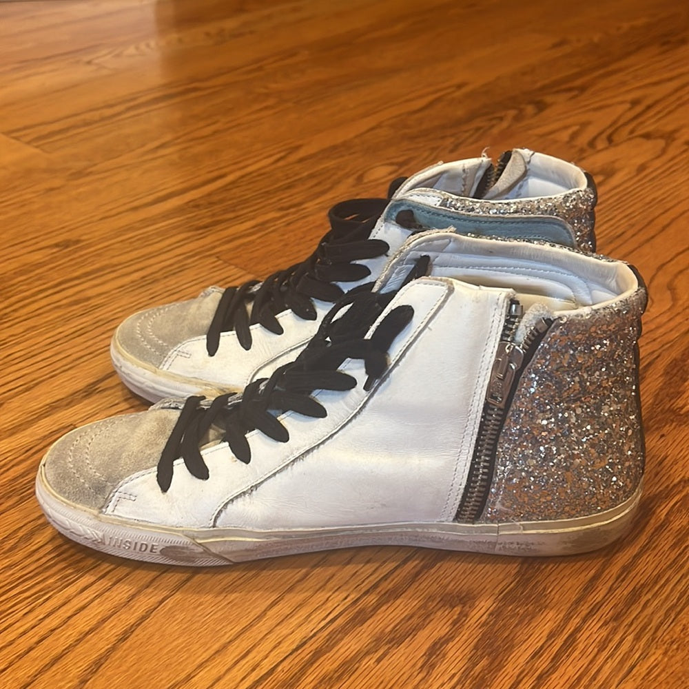 Golden Goose Woman’s Sparkle Sneakers Size 39 / 9