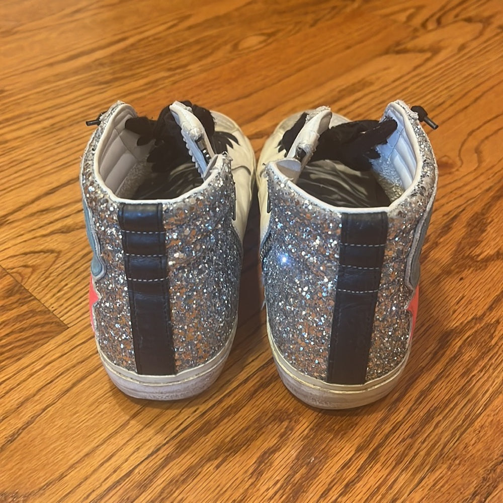 Golden Goose Woman’s Sparkle Sneakers Size 39 / 9