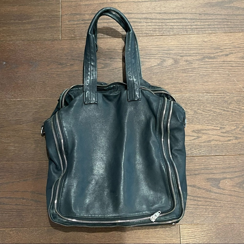 Alexander Wang Trudy Tote in Black Leather