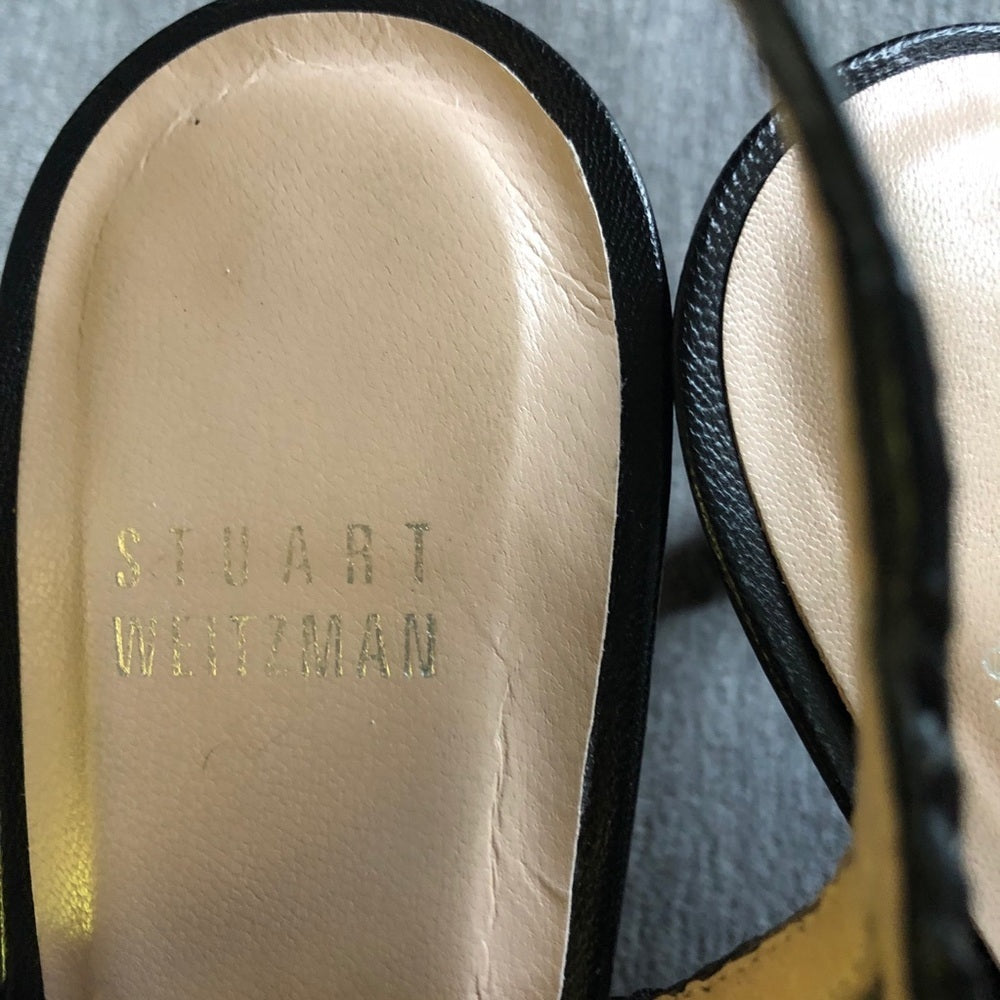 Stuart Weitzman Black Sling Backs - Size 9 wide
