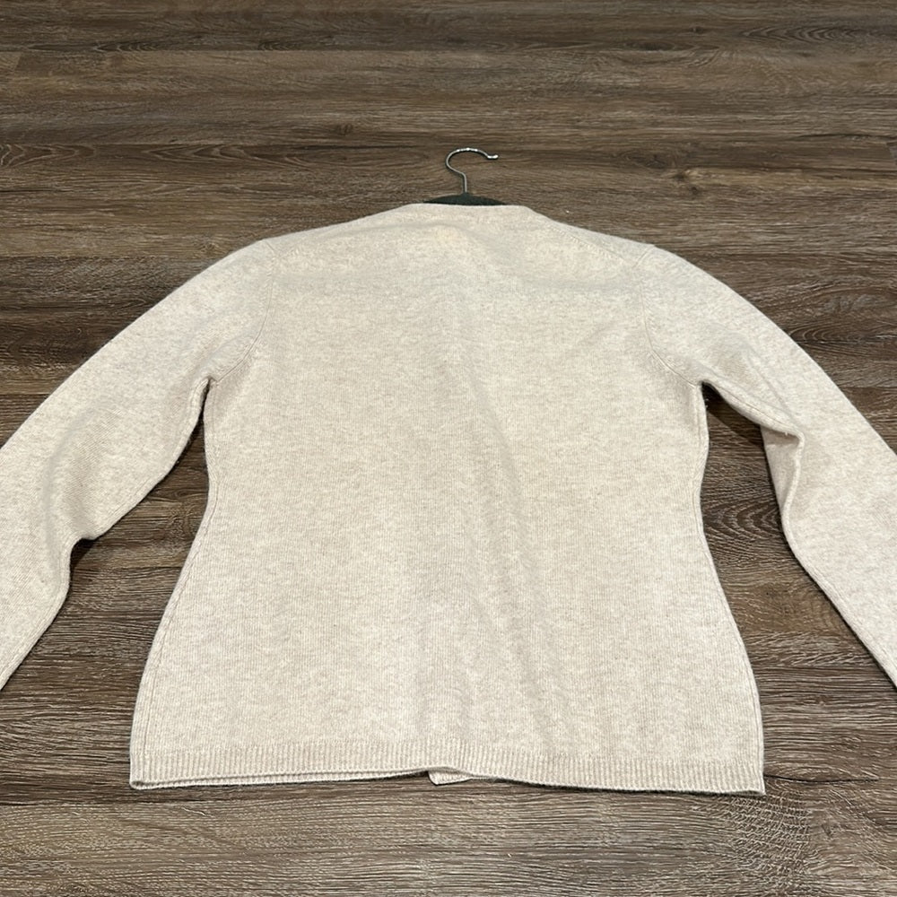 Wendy B. Cashmere Button Down Cardigan - Size Medium