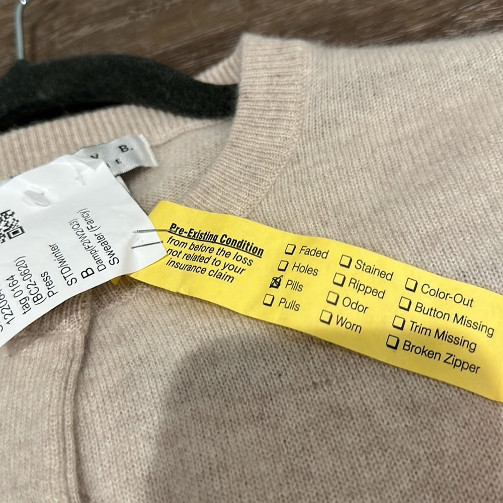 Wendy B. Cashmere Button Down Cardigan - Size Medium