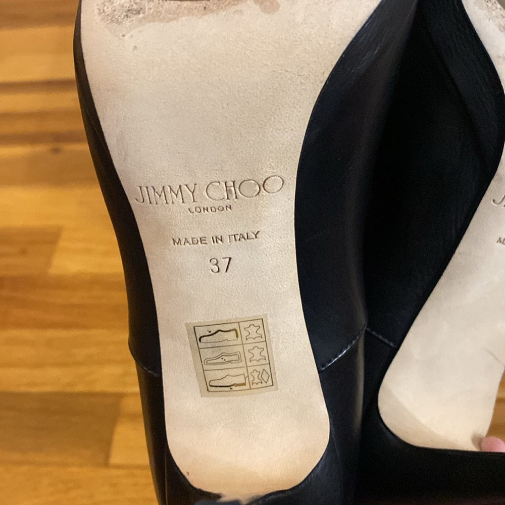 Jimmy Choo Women’s Black Heeled Boots Size 37