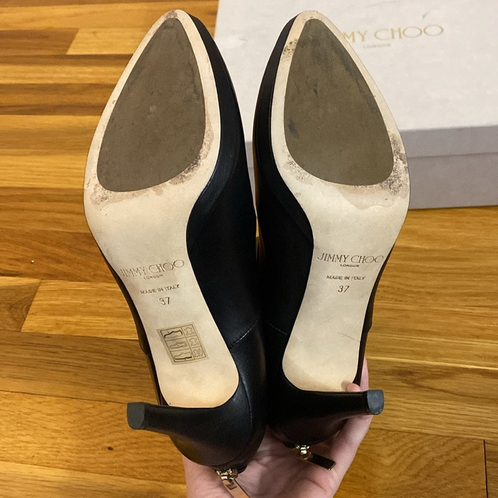 Jimmy Choo Women’s Black Heeled Boots Size 37
