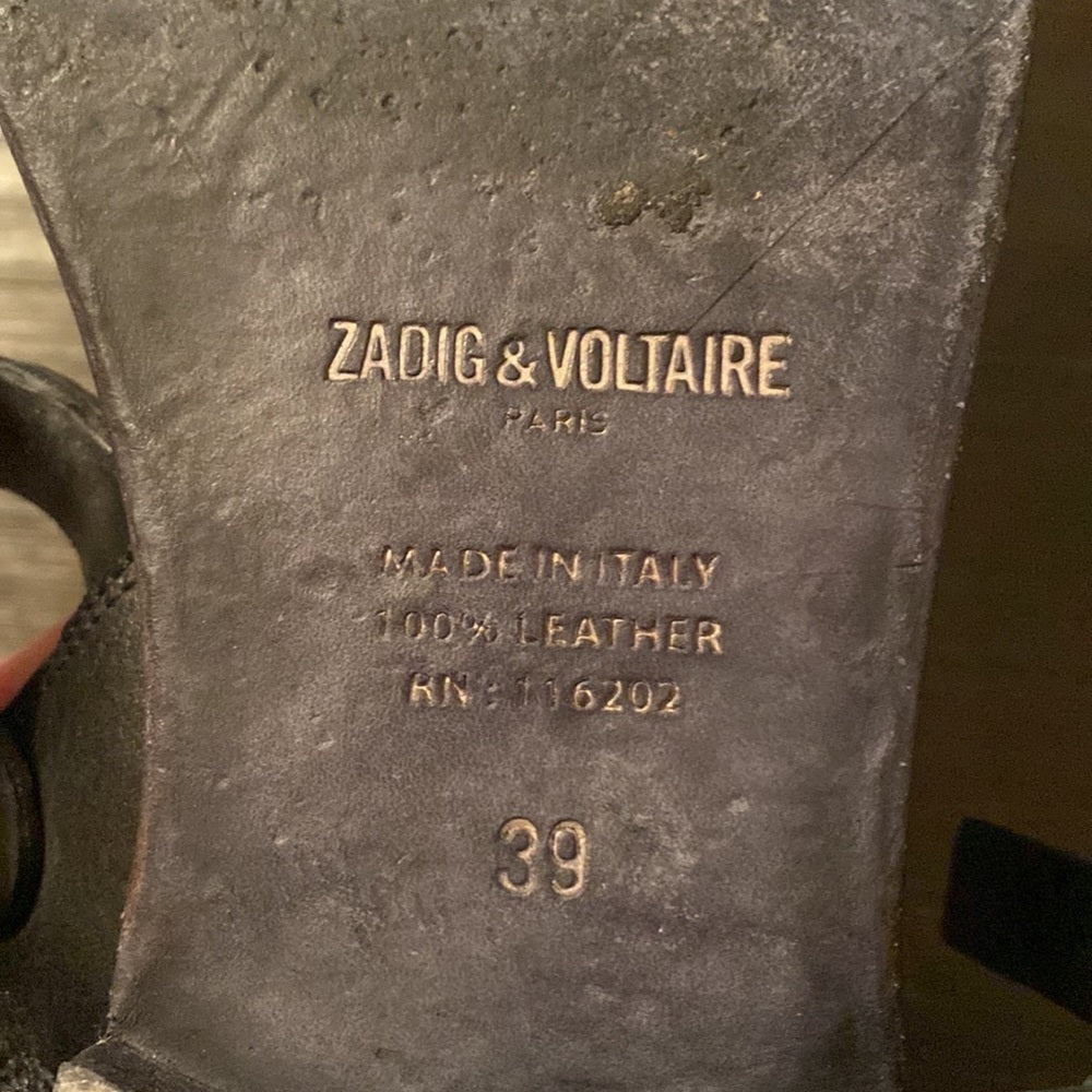 Zadig & Voltaire Women’s Size 39 Black Sandals