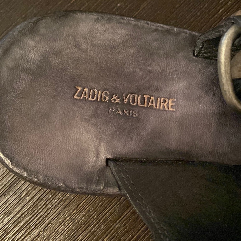 Zadig & Voltaire Women’s Size 39 Black Sandals