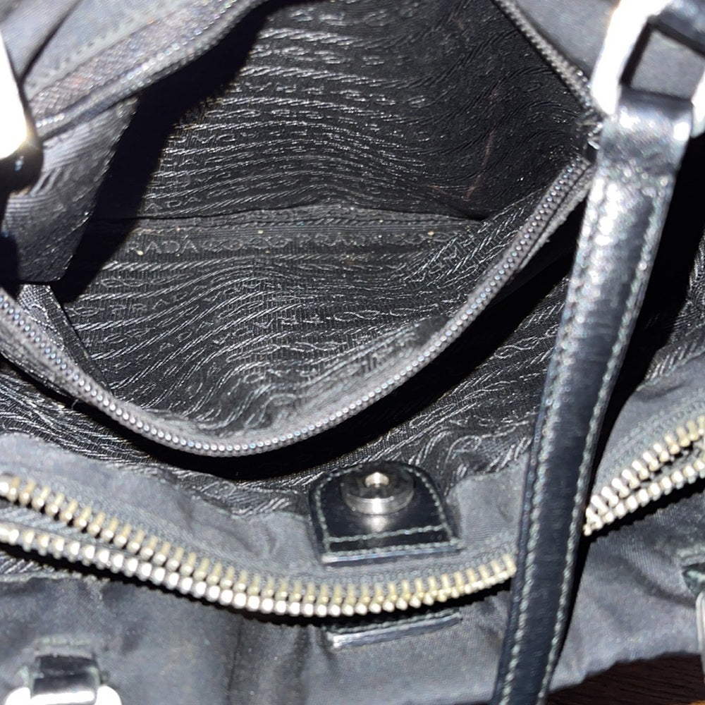 Prada Women’s Nylon Black Shoulder Bag
