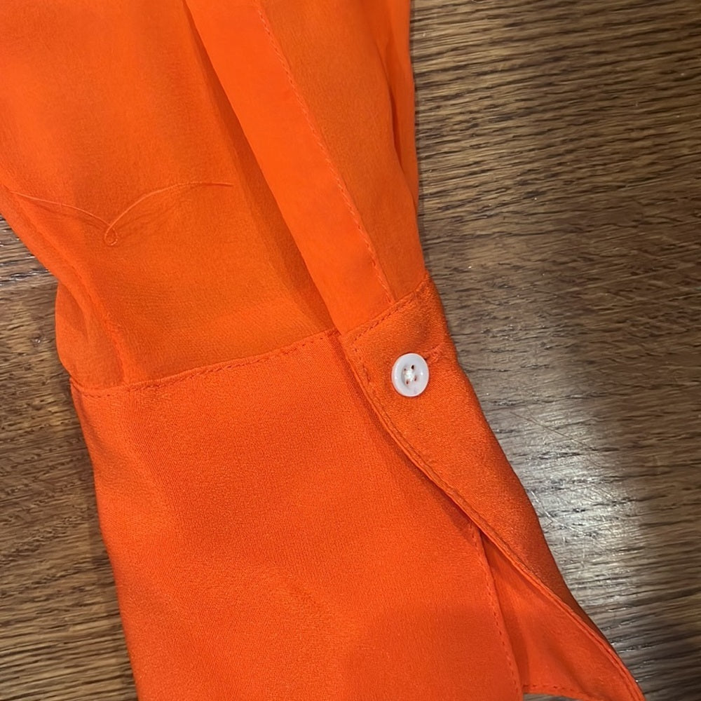 Women’s 3.1 Philip Jim Orange Blouse Size 4