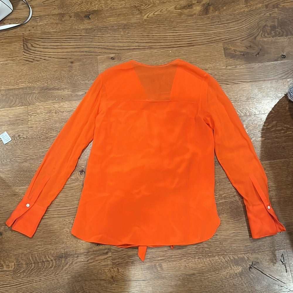 Women’s 3.1 Philip Jim Orange Blouse Size 4