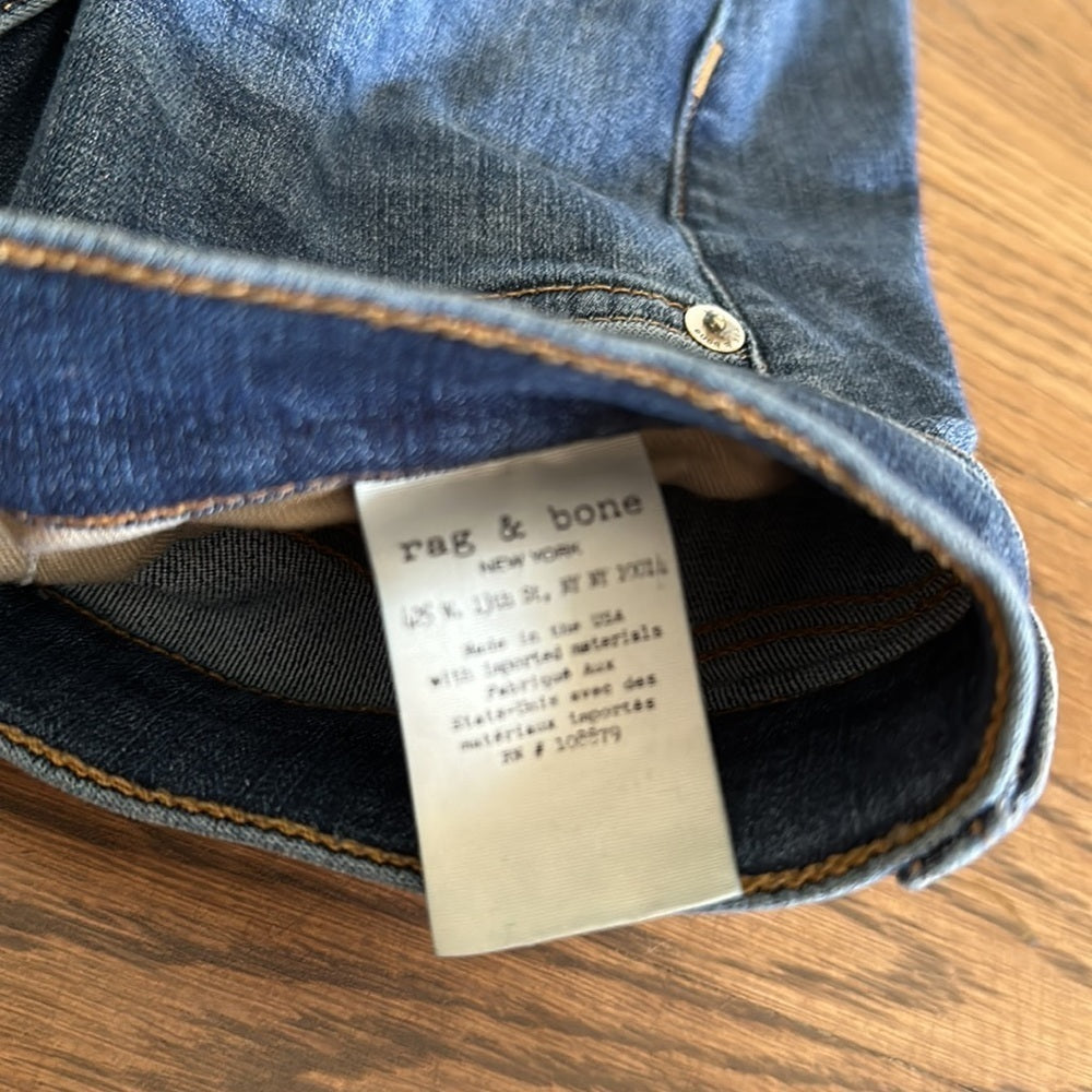 Rag & Bone Women’s High Rise Skinny Jeans - Size 26