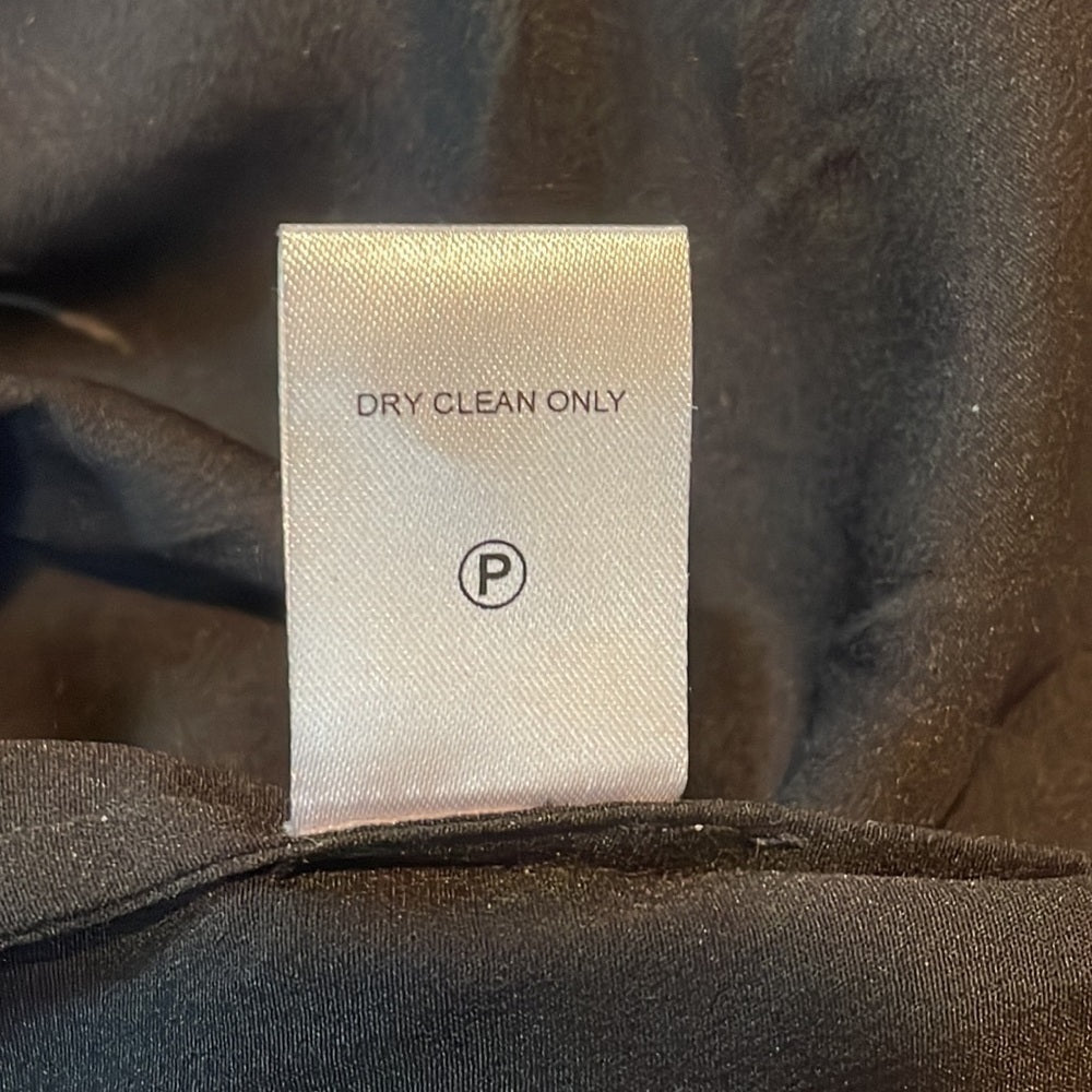 Lovers+Friends Women’s Black Sleeved Mini Dress with Tie and Paillettes Size XS