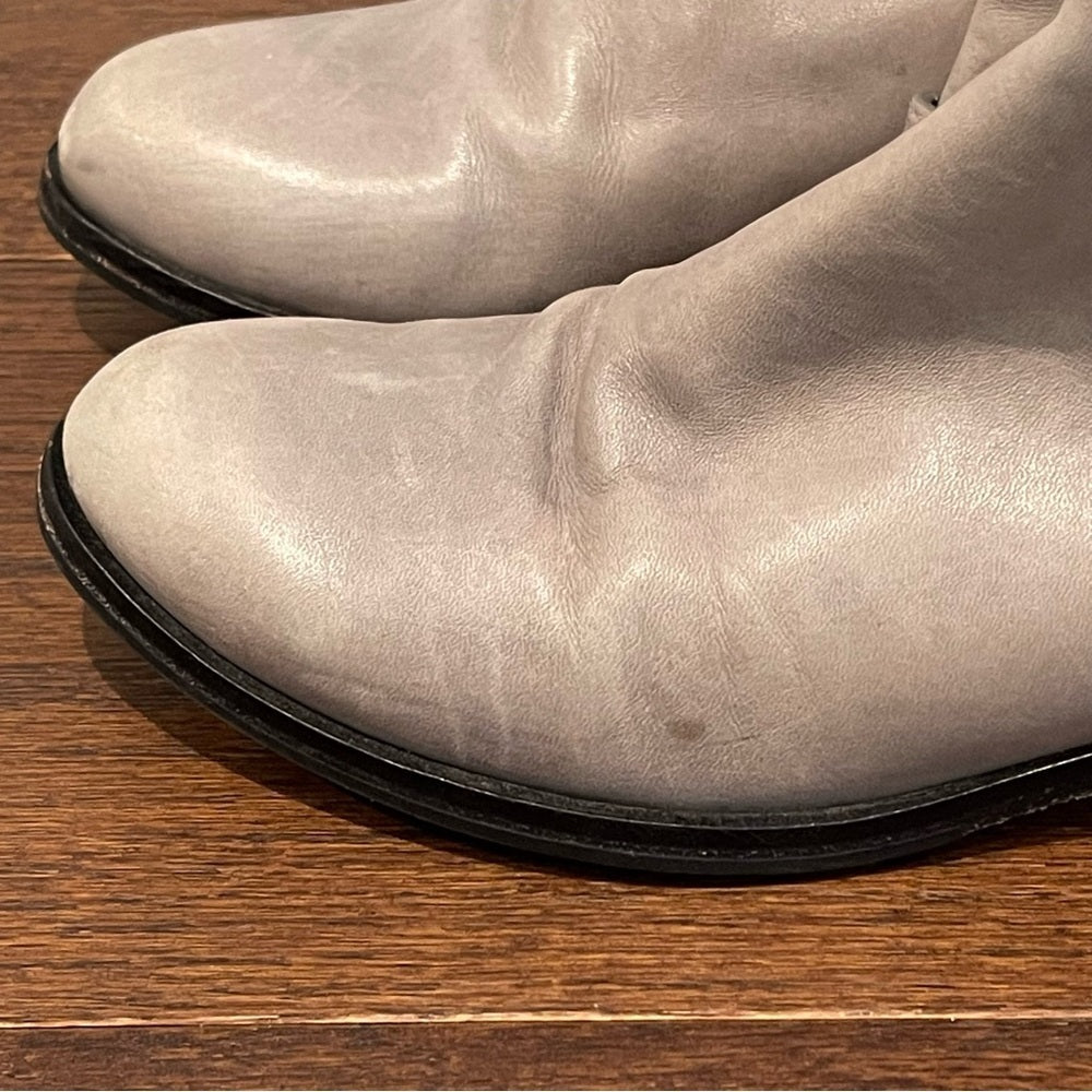 Cole Haan Grey Suede and Leather Pull On Boots Size 9