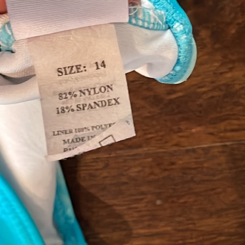 KANU Surf Girls One Piece Bathing Suit Size 14
