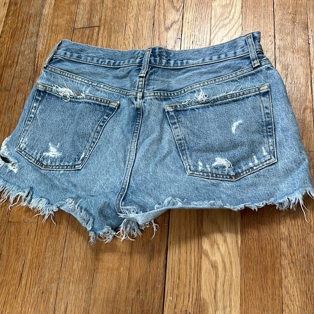 Agolde Women’s Blue Denim Shorts Size 29