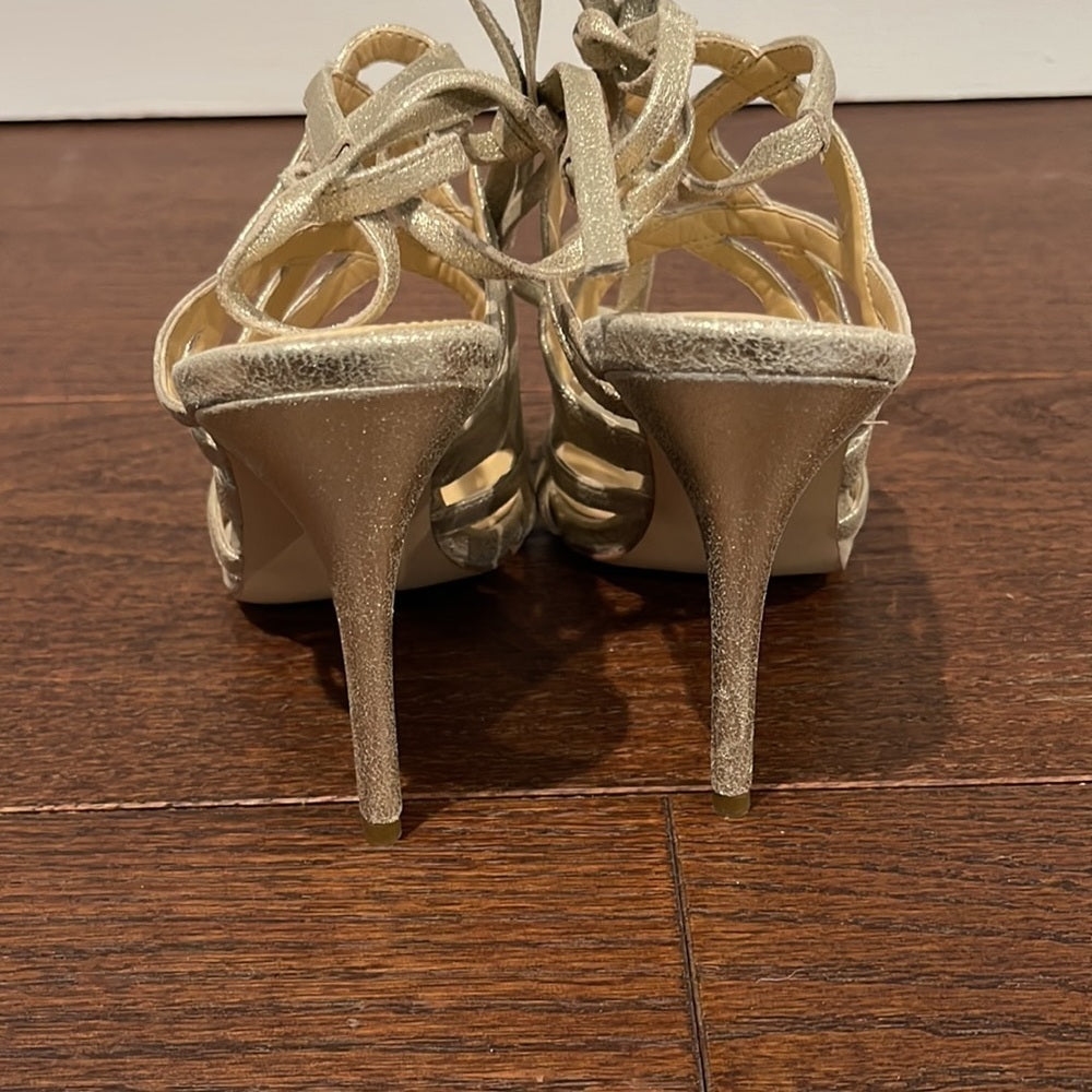 Ivanka Trump Women’s Silver Sandals Size 7
