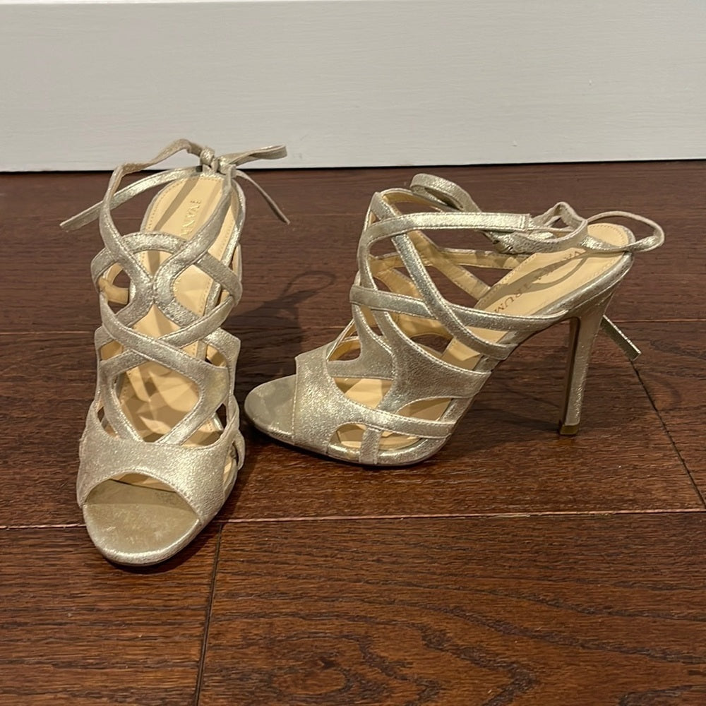 Ivanka Trump Women’s Silver Sandals Size 7