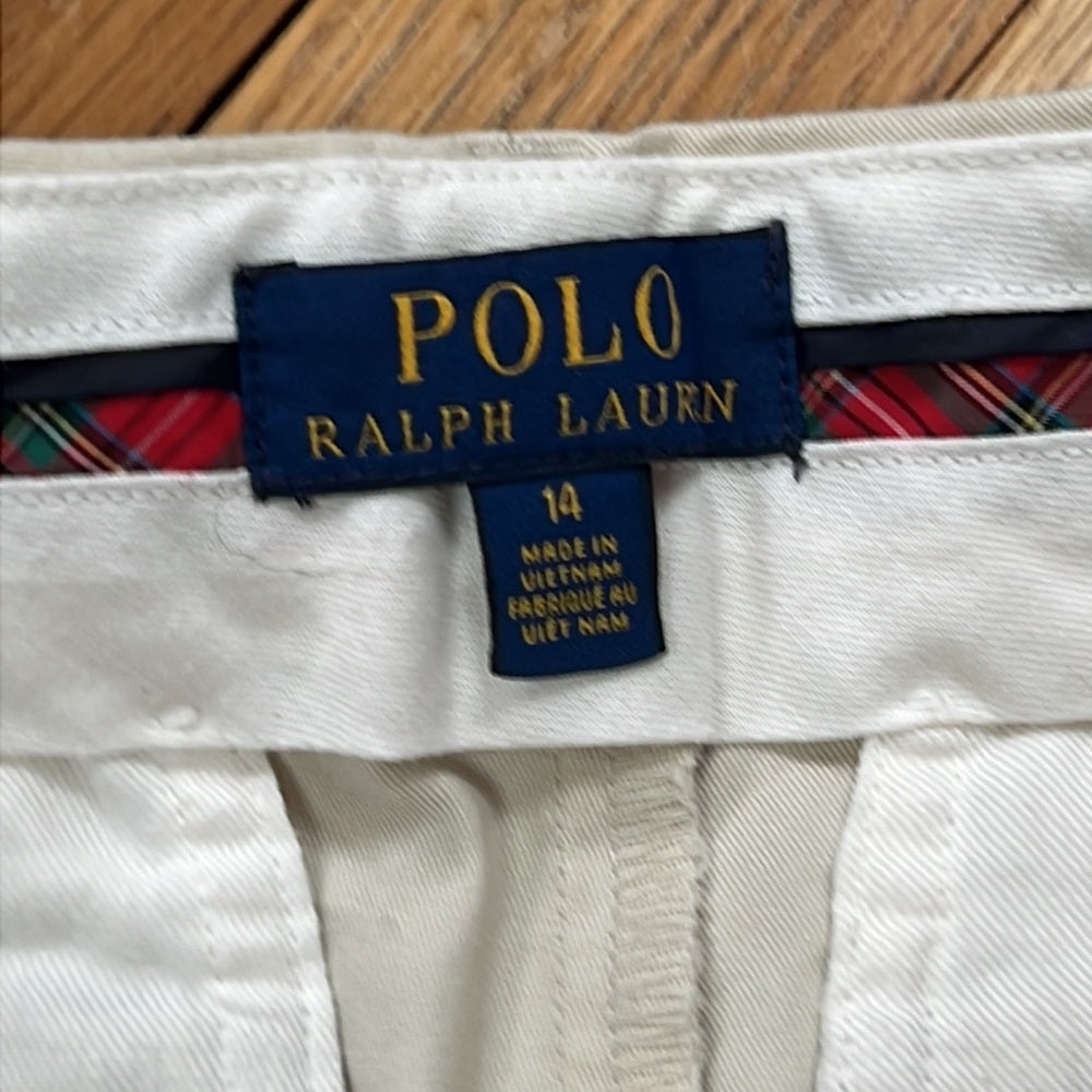 Polo Ralph Lauren Kid’s Khaki Shorts Size 14