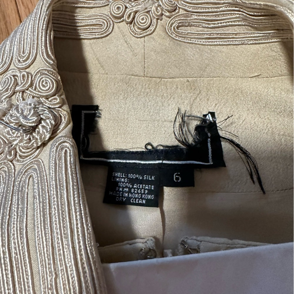 BEIGE Woman’s Jacket and Skirt Suit Set Size 6