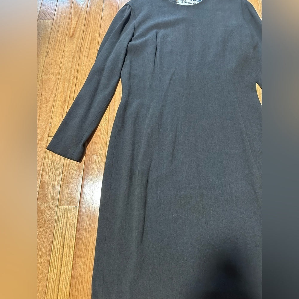 ANNE Klein Collection Black Long Sleeve Dress Size 12